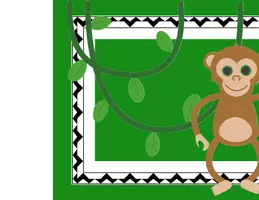 Vista previa - Decoración del aula - La selva Pancarta 1.50 cm de largo - página 1