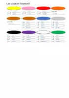 Vorschau - Arbeitsblätter - Les couleurs / Farben im Französischen (Französisch) - Seite 2