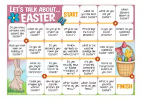Vorschau - Spiele - Let´s talk about EASTER Englisch Spiel Ostern - Seite 1