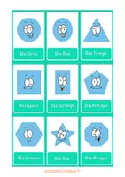 Aperçu - Cartes / Images - Flashcards (anglais) - Formes et couleurs - Page de couverture