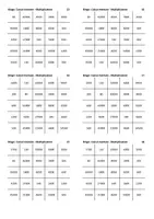 Aperçu - Jeux - Arithmétique mentale - Multiplication - Bingo - Page 2