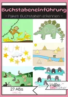 Vorschau - Arbeitsblätter - Materialpaket Deutsch: Paket - Buchstaben erkennen / Buchstabeneinführung ABC - Deckblatt