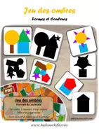 Aperçu - Apprentissages en autonomie - Jeu des ombres - Formes et Couleurs - Page de couverture