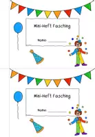 Vorschau - Arbeitsblätter - Mini-Heft Fasching – Deutsch 1. Klasse - Seite 2