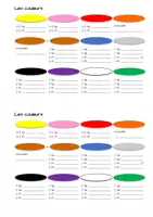 Vorschau - Arbeitsblätter - Les couleurs / Farben im Französischen (Französisch) - Seite 1