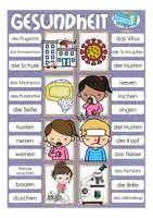 Aperçu - Jeux - Gesundheit und Krankheit Klammerkarten Deutsch - Page 2