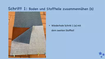 Vorschau - Präsentationen/Tafelbilder - Turnbeutel Nähanleitung - Seite 3