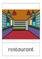 Vista previa - Tarjetas / Manipulativos - at the restaurant flashcards English / Inglés food - página 3
