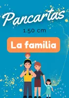 Vista previa - Decoración del aula - La familia Pancarta 1.50 cm de largo - Portada