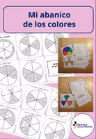 Aperçu - Matériel pour travaux manuels / dessin - Español: mi abanico de los colores - Page de couverture