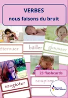 Aperçu - Affichage - Flashcards VERBES : Nous faisons du bruit - Page de couverture