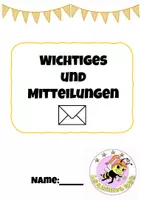Vorschau - Anderer Materialtyp - Mitteilungsmappe: Beschriftung - Deckblatt