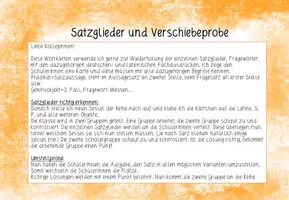 Vorschau - Spiele - Satzgliederspiel-Umstellprobe-Sehr dynamisch! - Seite 1