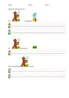 Vorschau - Arbeitsblätter - Arbeitsblatt Geschichte zum Bild schreiben - Deckblatt