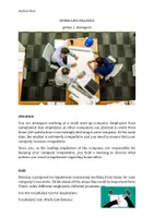 Vorschau - Arbeitsblätter - Gruppenarbeit zum Thema "Working from Home" - Seite 1