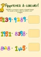 Aperçu - Jeux - Feuille de travail - apprendre l'arithmétique avec des tâches simples - Page de couverture