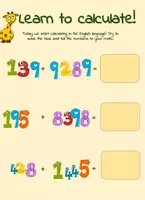 Aperçu - Jeux - Calculating with numbers made easy! - English - Page de couverture