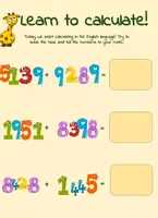 Aperçu - Feuilles d'exercices - Calculating with numbers made easy! - English - Page de couverture