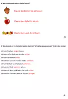 Aperçu - Tests - Test pour débutants "der Herbst" Allemand - Page 2