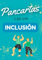 Vista previa - Decoración del aula - Inclusión Pancarta 1.50 cm de largo - Portada