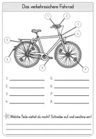 Vorschau - Arbeitsblätter - Das verkehrssichere Fahrrad (Verkehrserziehung) - Seite 3