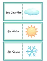 Vorschau - Spiele - Domino / Lesespiel zum Thema Wetter - Seite 3
