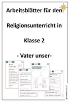 Vorschau - Stundenentwürfe - Das Vater unser - Gebete in der Grundschule - Deckblatt