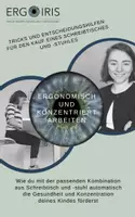 Vorschau - Merkblätter - Konzentration fördern mit einem ergonomischen Arbeitsplatz - Deckblatt