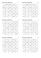 Aperçu - Jeux - Arithmétique mentale - Multiplication et Division - Bingo - Page 1