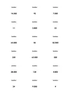 Aperçu - Cartes d'exercices - Arithmétique mentale - Multiplication et Division - Fiches - Page 3