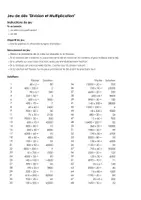 Aperçu - Feuilles d'exercices - Jeu de dés - Mathematik - thèmes divers - Page de couverture