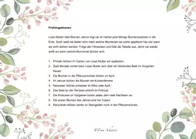 Vorschau - Arbeitsblätter - Logical / Logikrätsel "Frühlingsblumen" - Seite 3