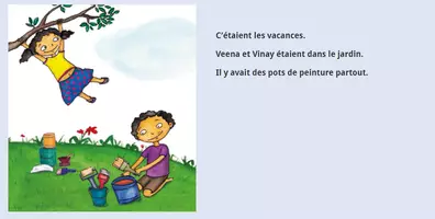 Vorschau - Arbeitsblätter - Les petits peintres, Französisch Bildgeschichte Aufgabe - Seite 1