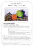 Vorschau - Arbeitsblätter - Fasching Karneval Fastnacht - dreifach differenzierte Informationskarten und Arbeitsblätter #Silvesterknaller23 - Deckblatt