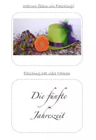 Vorschau - Arbeitsblätter - Fasching Karneval Fastnacht - dreifach differenzierte Informationskarten und Arbeitsblätter #Silvesterknaller23 - Seite 1
