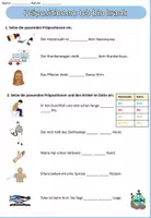 Aperçu - Feuilles d'exercices - Prépositions et datif - Grammaire "Ich bin krank" Allemand - Page 3