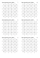 Aperçu - Jeux - Arithmétique mentale - Addition - Bingo - Page 1