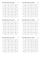 Aperçu - Jeux - Arithmétique mentale - Addition - Bingo - Page 3