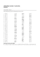 Aperçu - Feuilles d'exercices - Arithmétique mentale - Soustraction - différentes feuilles d'exercices, jeux et fiches - Page 2