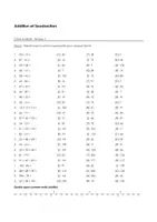 Aperçu - Feuilles d'exercices - Arithmétique mentale - Addition et Soustraction - Choix multiple (Niveau 1, Niveau 2, Niveau 3) - Page 2