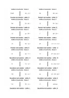 Aperçu - Feuilles d'exercices - Arithmétique mentale - Addition et Soustraction - Dominos (Niveau 1, Niveau 2, Niveau 3) - Page 1