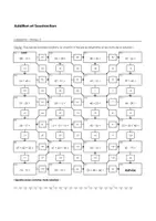 Aperçu - Jeux - Arithmétique mentale - Addition et Soustraction - Labyrinthe - (Niveau 1, Niveau 2, Niveau 3) - Page 2