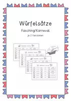 Vorschau - Arbeitsblätter - Sparpaket/Bundle - Würfelsätze - Seite 1