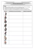 Vorschau - Arbeitsblätter - Merkspiel Beschreibungen & Bilder im Bereich Gesundheit - Seite 1