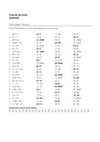 Aperçu - Feuilles d'exercices - Arithmétique mentale - Calculs de base - Choix multiple (Niveau 1, Niveau 2, Niveau 3) - Page 3