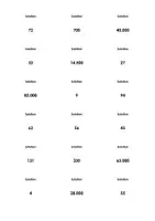 Aperçu - Fiches - Arithmétique mentale - Calculs de base - Fiches - Page 3