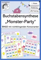 Vorschau - Spiele - Buchstabensynthese: "Monster-Party" - Deckblatt