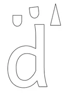 Vorschau - Mal- und Bastelvorlagen - Buchstabe D d - Dino basteln - Seite 2