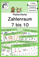 Vorschau - Fördermaterial/Inklusion - Mathe-Kartei: Zahlenraum 7 bis 10 (Inklusion, Sonderpädagogik) - Deckblatt