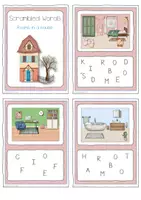 Vorschau - Arbeitsblätter - Rooms in a house - Scrambled Words - Seite 1